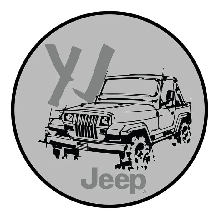 Sticker - Jeep YJ - Round