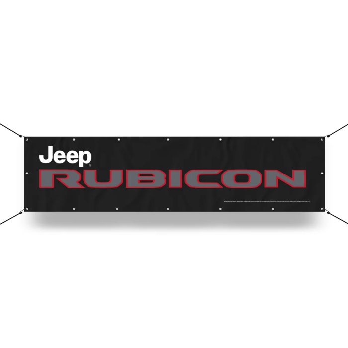 Banner - Jeep Rubicon Long 12in x 48in