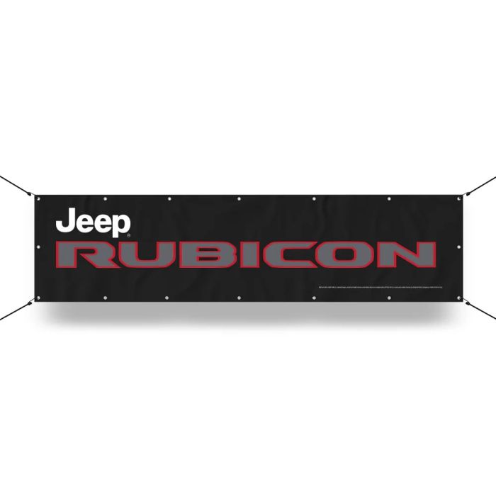Banner - Jeep Rubicon Long 12in x 48in