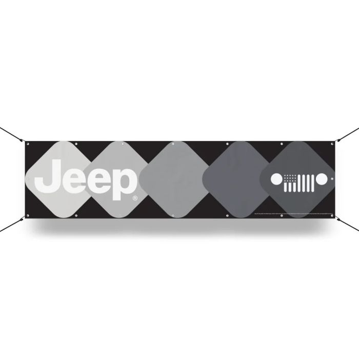 Banner - Jeep Shades 24in x 96in