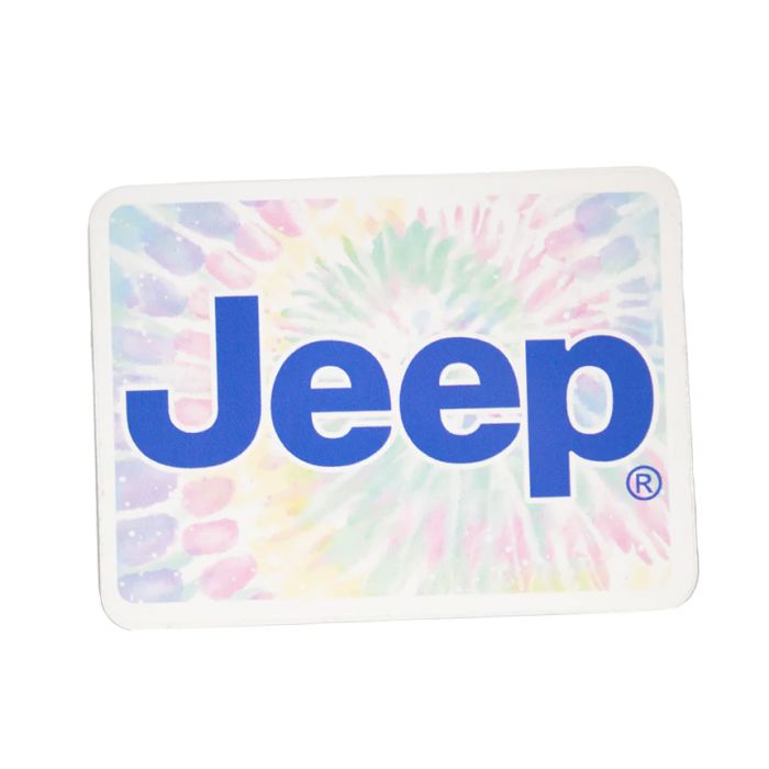 Jeep Merchandise  Jeep Tie Dye Sticker 