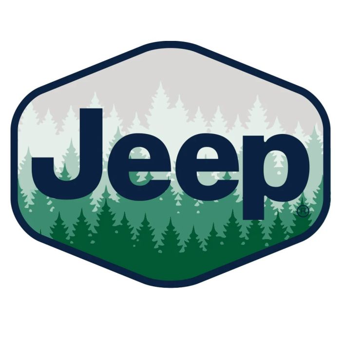 Sticker - Jeep Trees Hex