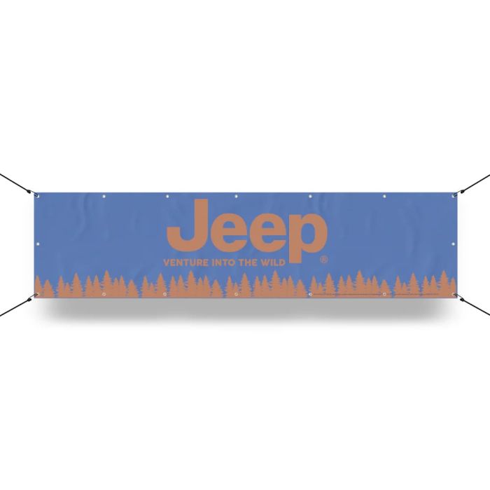 Banner - Jeep Venture Into the Wild 24in x 96in