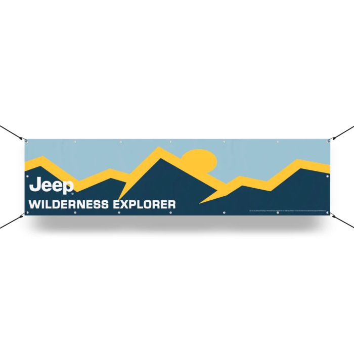 Banner - Jeep Wilderness Explorer 12in x 48in