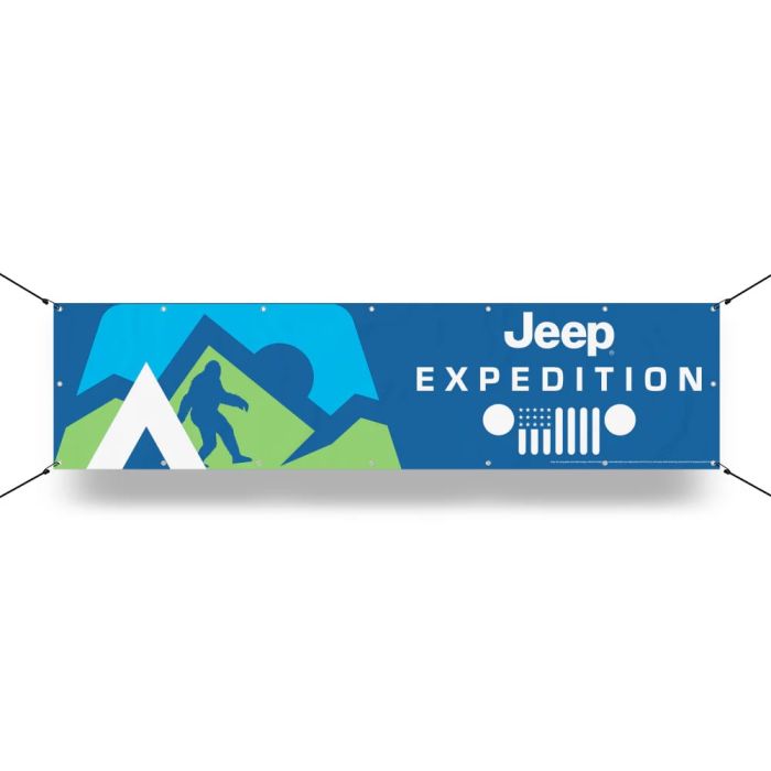 Banner - Jeep Yetti Scene 18in x 72in