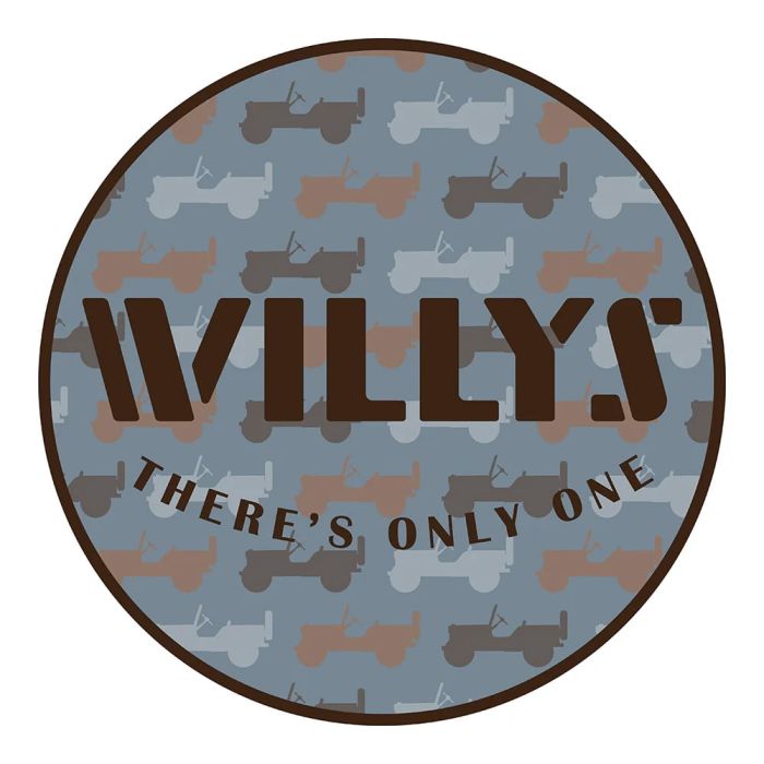 Sticker - Jeep Willy's - Round