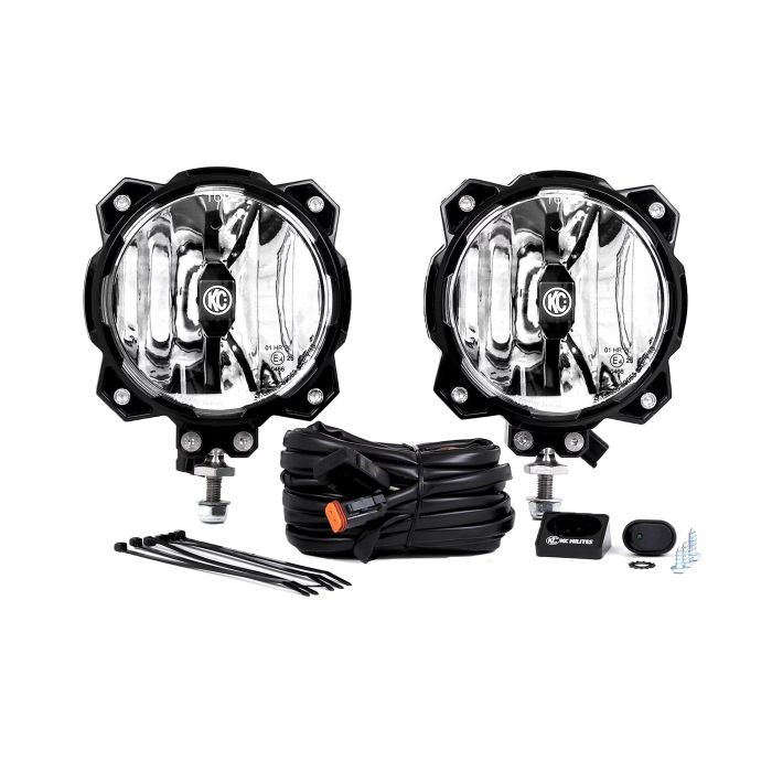 KC HiLiTES  Gravity LED Pro6 Single Pair Pack System 