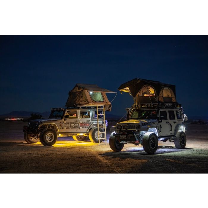 KC HiLiTES  Cyclone LED 6 Light Universal Rock Light Kit 