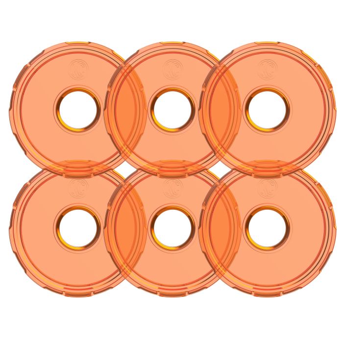 KC CYCLONE LED V2 REPLCMNT LENS AMB 6PK