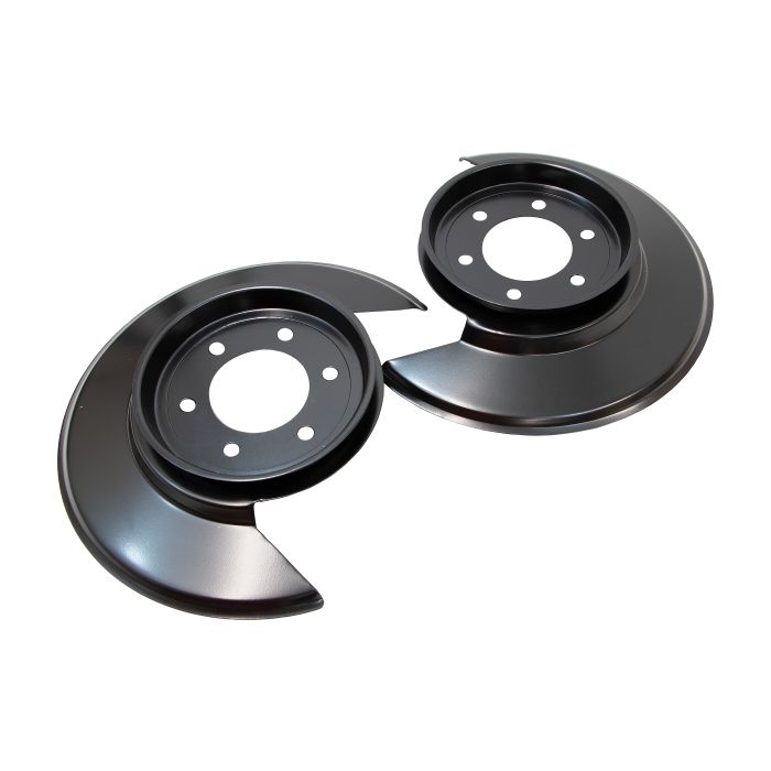 Kentrol  Stainless Steel Disc Brake Dust Covers for 78-86 Jeep CJ with 2-bolt Caliper Plate