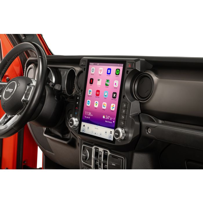 Linkswell TS-JPJL12-1RR-6H GEN 6 T-Style 12.1" Mulitmedia System for 18-23 Jeep Wrangler JL & Gladiator JT