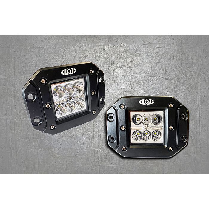 LoD Offroad  Flush Mount Offroad LED Light Kit 