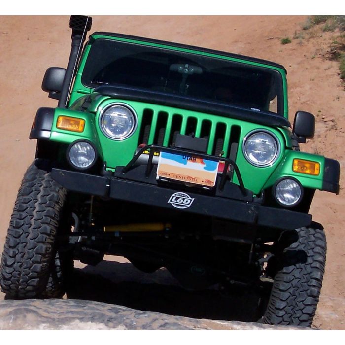 LOD 54IN FR BUMPR W/WINCH MNT YJ TJ BLK