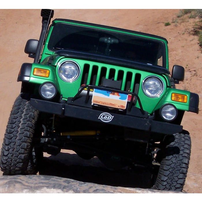 LOD 54IN FR BUMPR W/WINCH MNT YJ TJ BLK