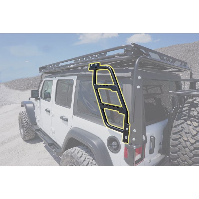 LOD ROOF RACK PASS SIDE LADDER JK JL