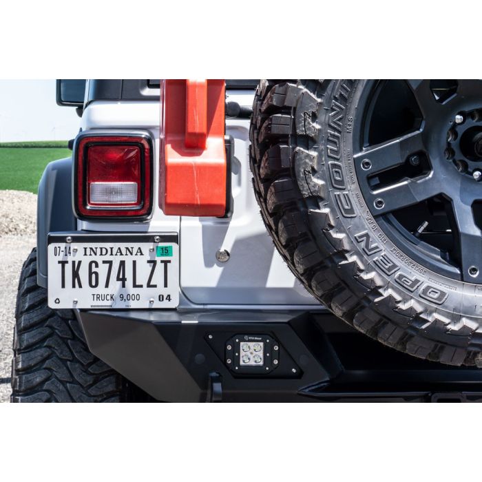 LoD Offroad JLP1801 License Plate Relocation Bracket for 18-22 Jeep Wrangler JL