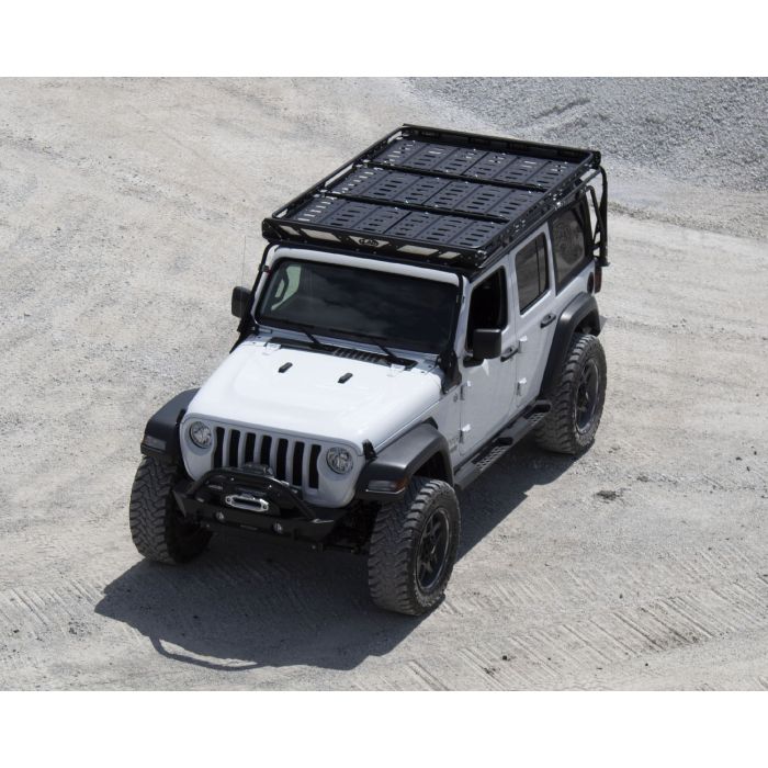 LoD JKF0790 Destroyer Roof Rack Aluminum Floor Kit (2 panels per kit) for (Base Roof Rack or the Sliding Roof Rack) For 07-20 Jeep Wrangler JK & JL Unlimited 4-Door