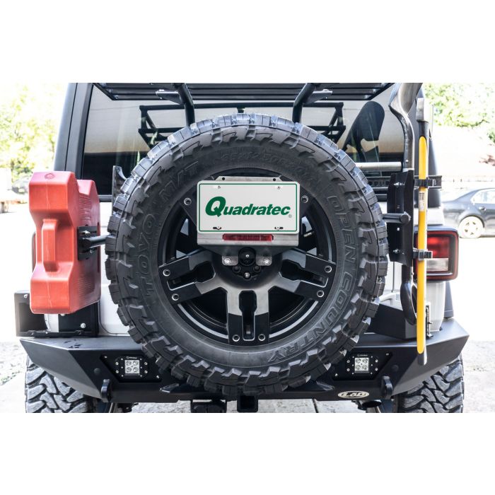 LoD Offroad JLP1811 Spare Tire License Plate Relocation Kit for 18-21 Jeep Wrangler JL