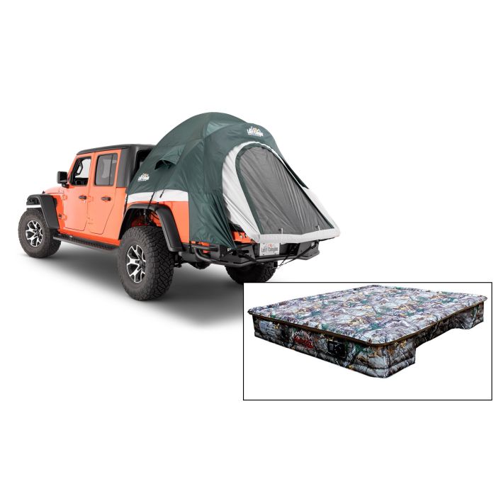Lost Canyon NF-1 Truck Bed Tent with Air Bedz Inflatable Mattress Camo JT