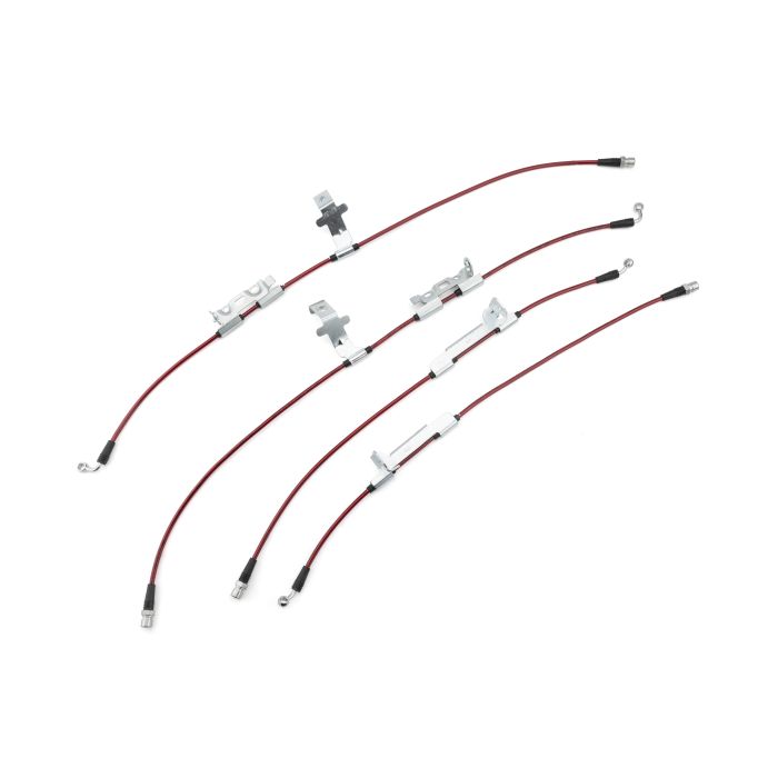 Lynx  Performance Extended Brake Hoses for 18-24 Jeep Wrangler JL with 0-4" Lift