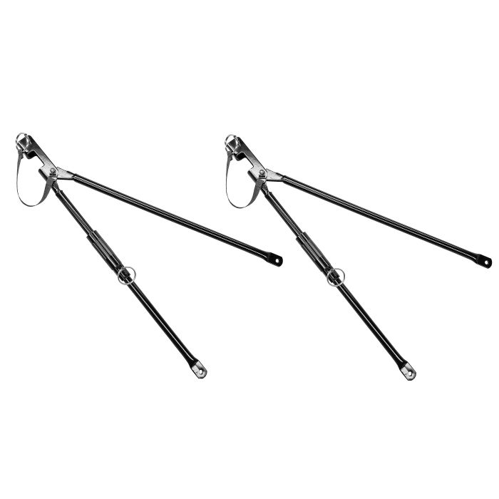 MasterTop 15430101 Adjustable Spreader Bars  for 87-95 YJ Factory Soft Top Bow Systems