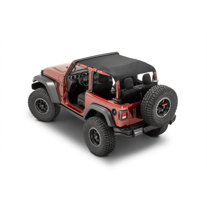 Bimini Top Plus, 2018-current Jeep JL Wrangler 2Dr, MasterTwill Inc Channel...
