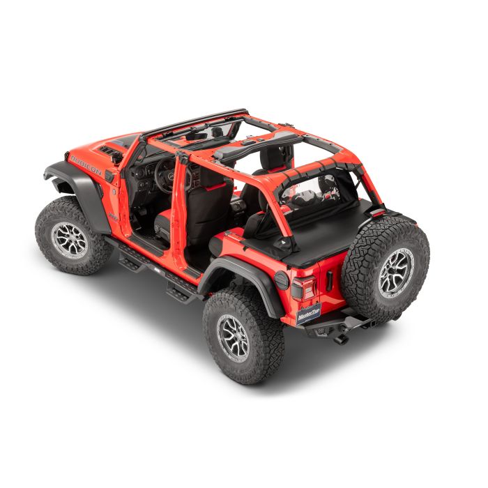 Wind Stopper Plus/Tonneau Cover ultimate Combo , 2018-current Jeep JLU Wrangler 4 Dr / Soft Top Mastertwill