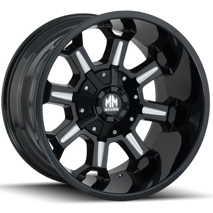 MAYHEM COMBAT BLK 18X9 5X5 5.7BS