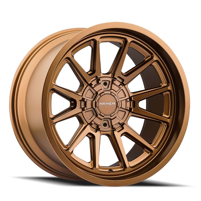 MAYHEM INTREPID 8116 SATIN BRONZE 18X9 5x4.5 w/ 4.5" BS  - 8116-8956MZ