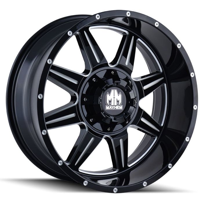 MAYHEM MONSTIR BLK 17X9 5X5 5.7BS