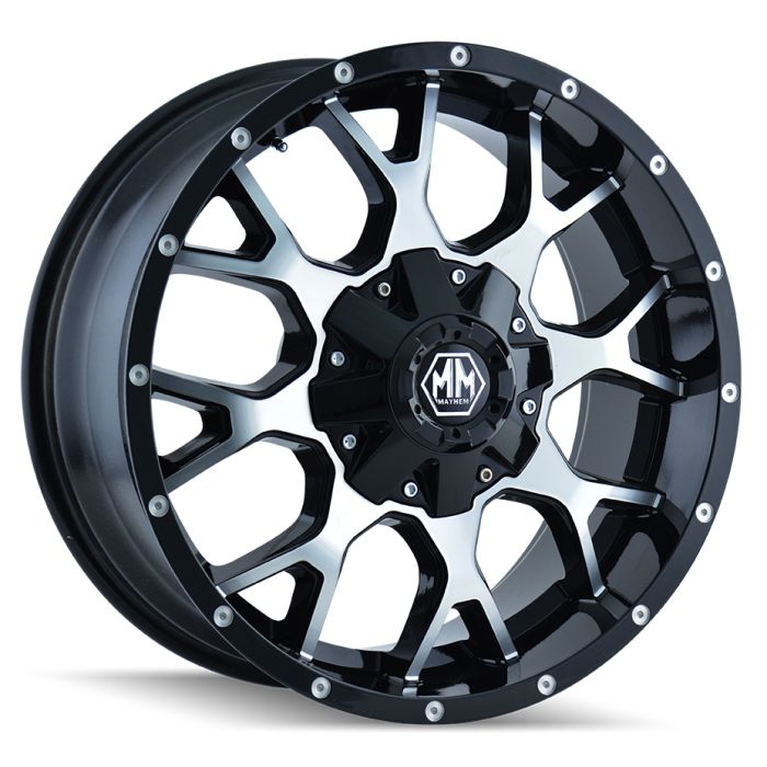 MAYHEM WARRIOR BLK/MAC 18X9 5X5 4.52BS