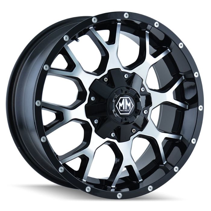 MAYHEM WARRIOR BLK/MAC 18X9 5X5 5.7BS