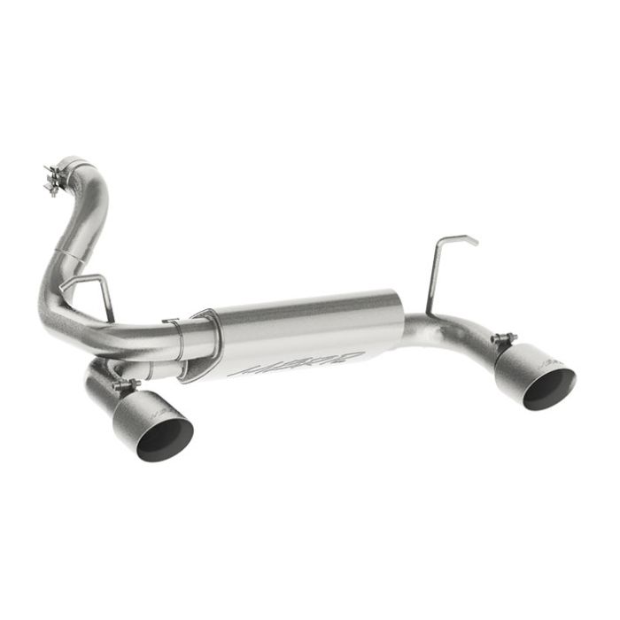 MBRP S5529AL Installer Series 2.5" Aluminized Axle Back System for 18-22 Jeep Wrangler JL
