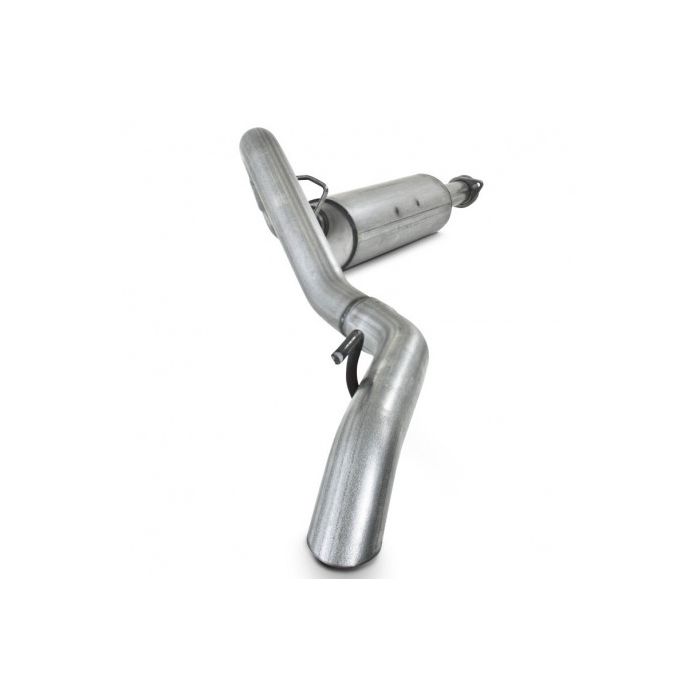 MBRP S5520AL Installer Series Cat Back Exhaust System in Aluminized Steel for 04-06 Jeep Wrangler Unlimited 4.0L I-6 Engines