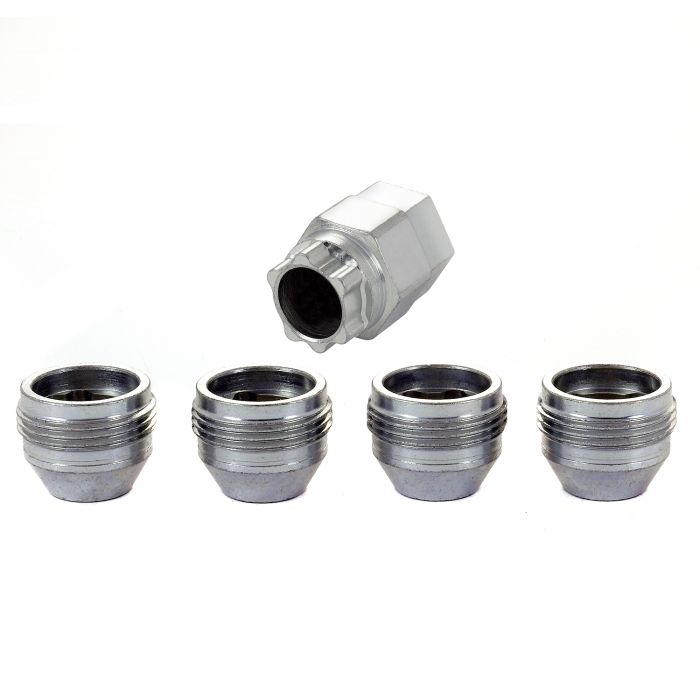 McGard 24012 Cone Seat- Under Hub Cap Wheel Lock Set with Key for 16-23 Toyota Tacoma