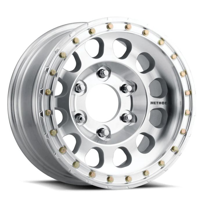 Method Race Wheels MR10358055324BR 103 Beadlock Wheel 15x8 with 3.50in Backspace Machined for 55-86 Jeep CJ