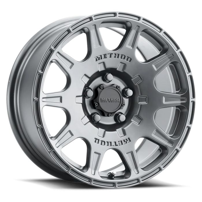 MR502 RALLY, 17x8, +38mm Offset, 5x4.5, 67.1mm Centerbore, Titanium