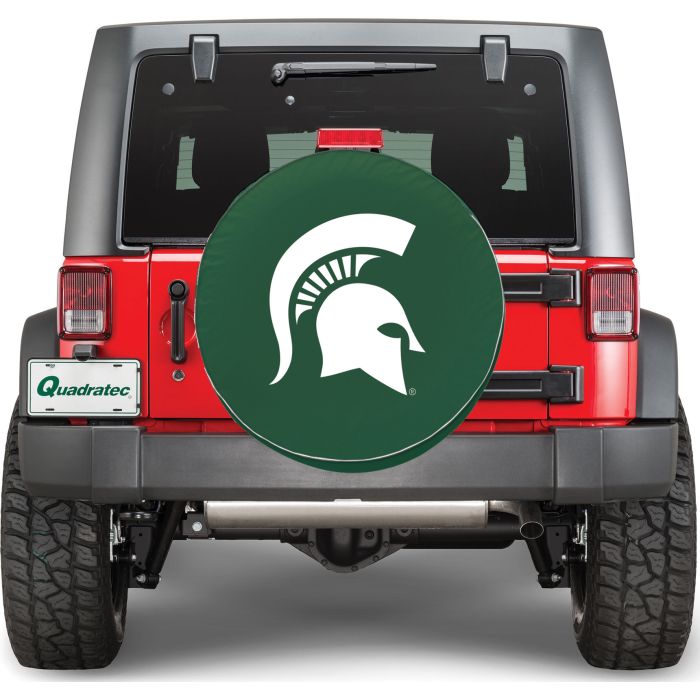 HBS TIRE COVER MICHIGAN ST 30X10 GRN