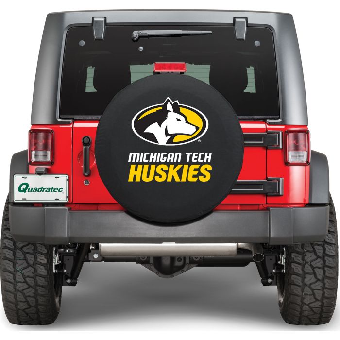 HBS TIRE COVER MICHIGAN TECH 34X8 BLK