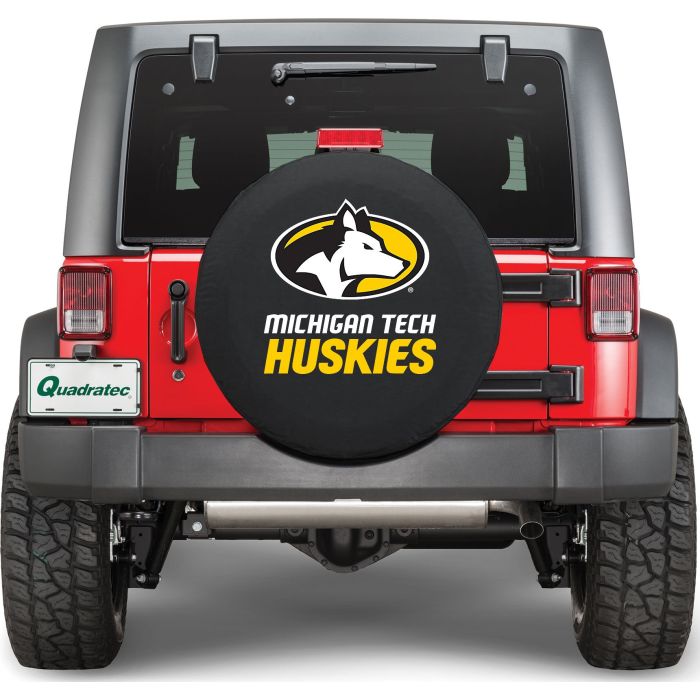 HBS TIRE COVER MICHIGAN TECH 32X12 BLK