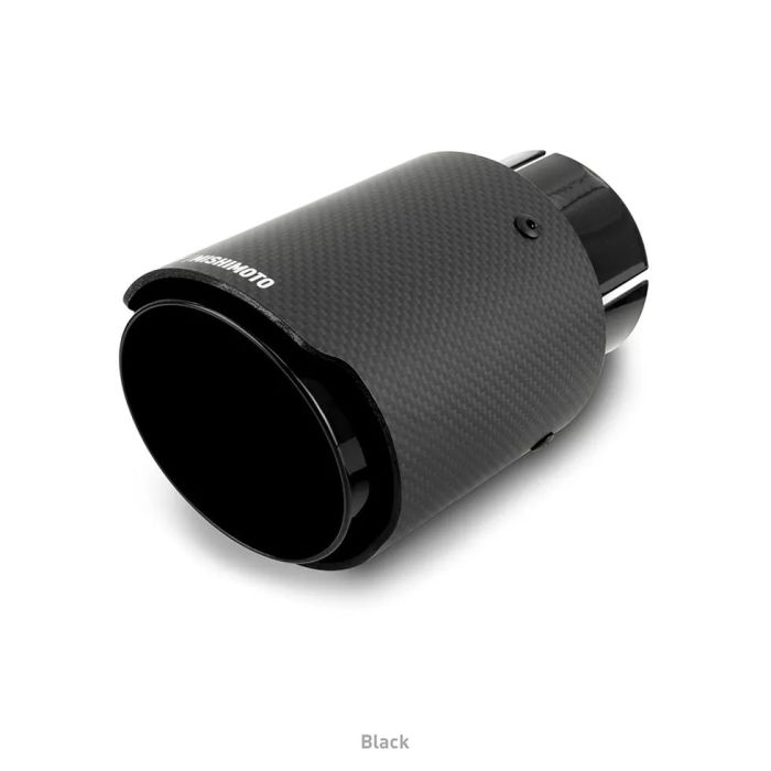 Carbon Fiber Muffler Tip, 2.5" Inlet, 3.5" Outlet, Black