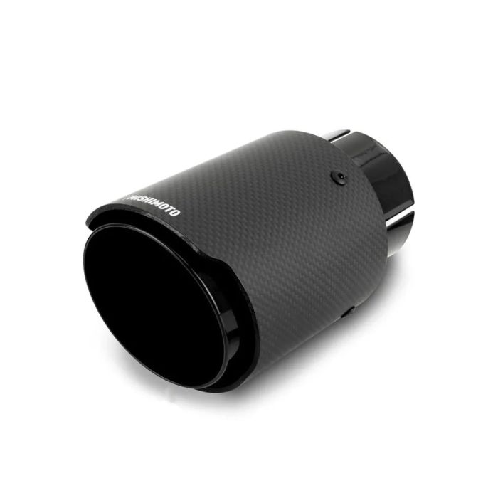 Carbon Fiber Muffler Tip, 3" Inlet, 4" Outlet, Black
