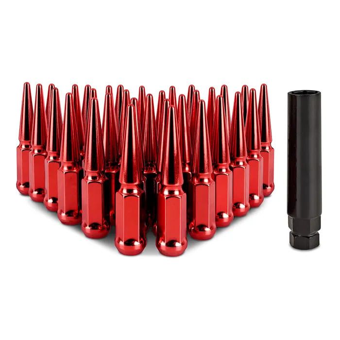 Mishimoto  Spiked Lug Nuts M14x1.5 for 18- 25 Jeep Wrangler JL & Gladiator JT