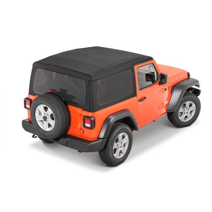 Mopar  Black Twill Soft Top Kit for 18-22 Jeep Wrangler JL 2-Door