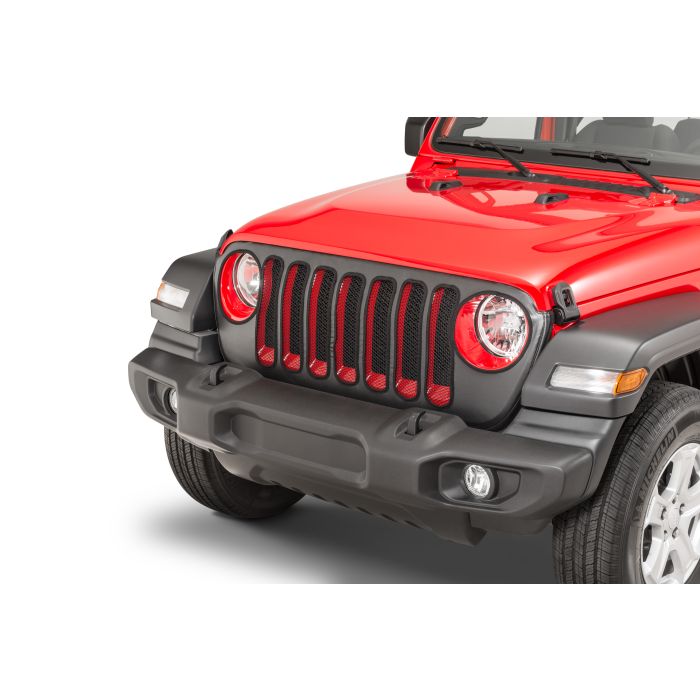 Mopar 82215365 Front End Grille Cover for 18-19 Jeep Wrangler JL & 2020 Gladiator JT