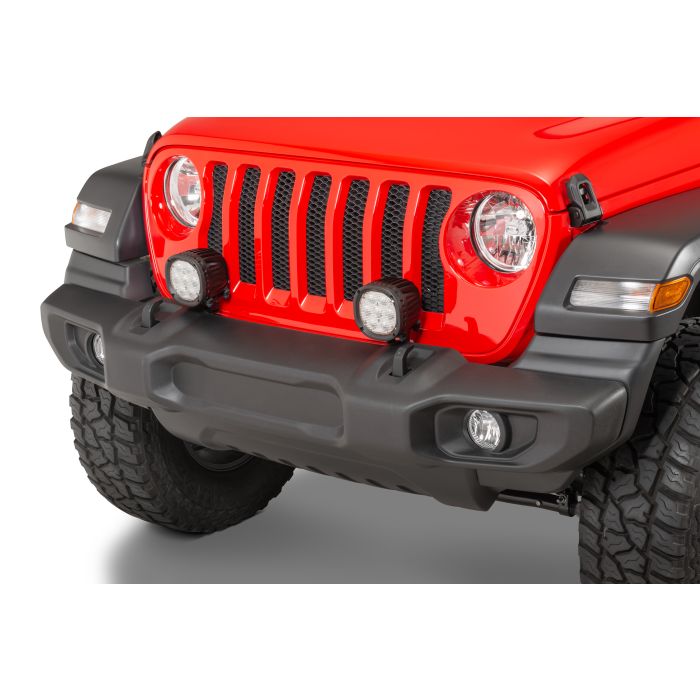 Mopar 82215428 Auxiliary Light Mount Brackets for 18-21 Jeep Wrangler JL & Gladiator JT