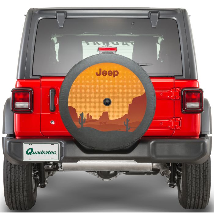 Mopar 82215441 Spare Tire Cover with Desert Logo for 18-19 Jeep Wrangler JL