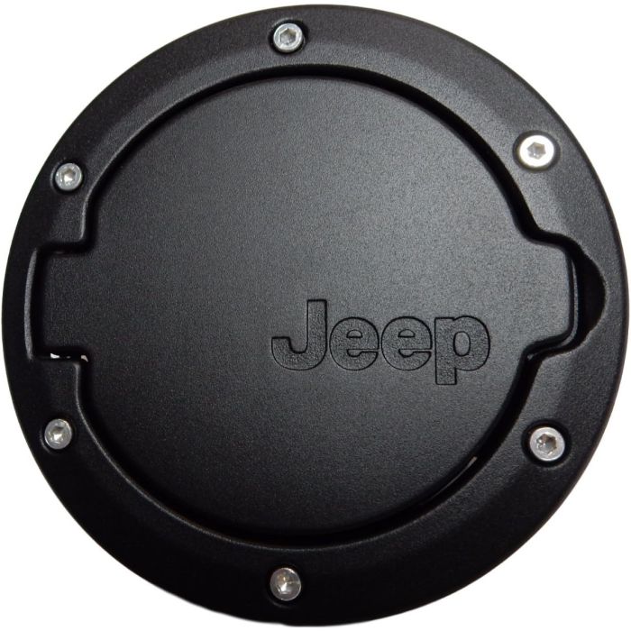Mopar  82210608 Fuel Door - in Black for 07-18 Jeep Wrangler JK