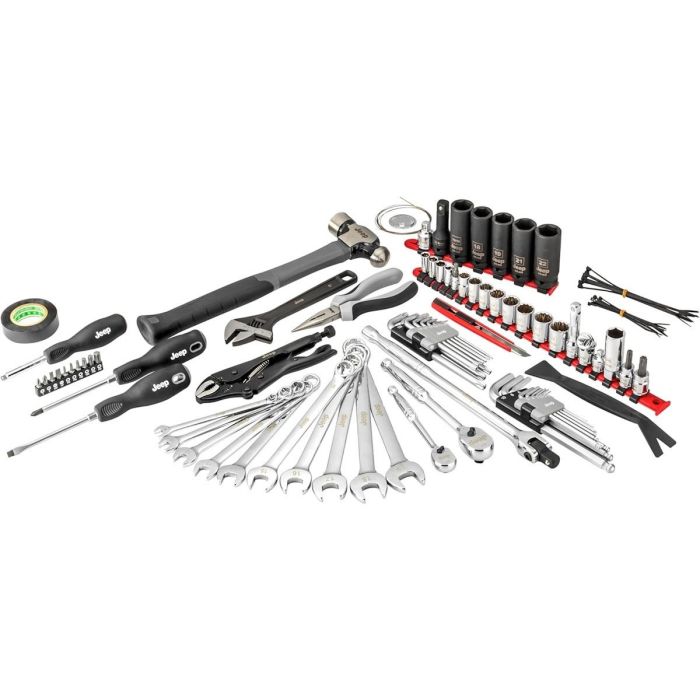 Mopar 82219119AA Jeep-Branded 83-Piece Tool Kit  for 23-26 Jeep Wrangler JL