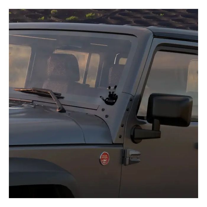 Mopar  Jeep Wave Hand Print Graphic for 01-24 Jeep Wrangler TJ, JK, JL, & Gladiator JT